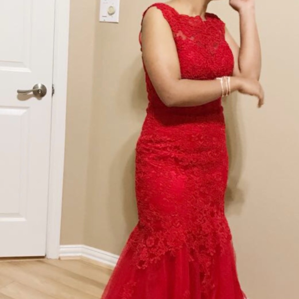 Red Formal Dress! Worn once.